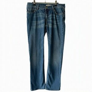 See By Chloe Denim Straight Leg Jeans Mid Rise Medium Wash Blue 31